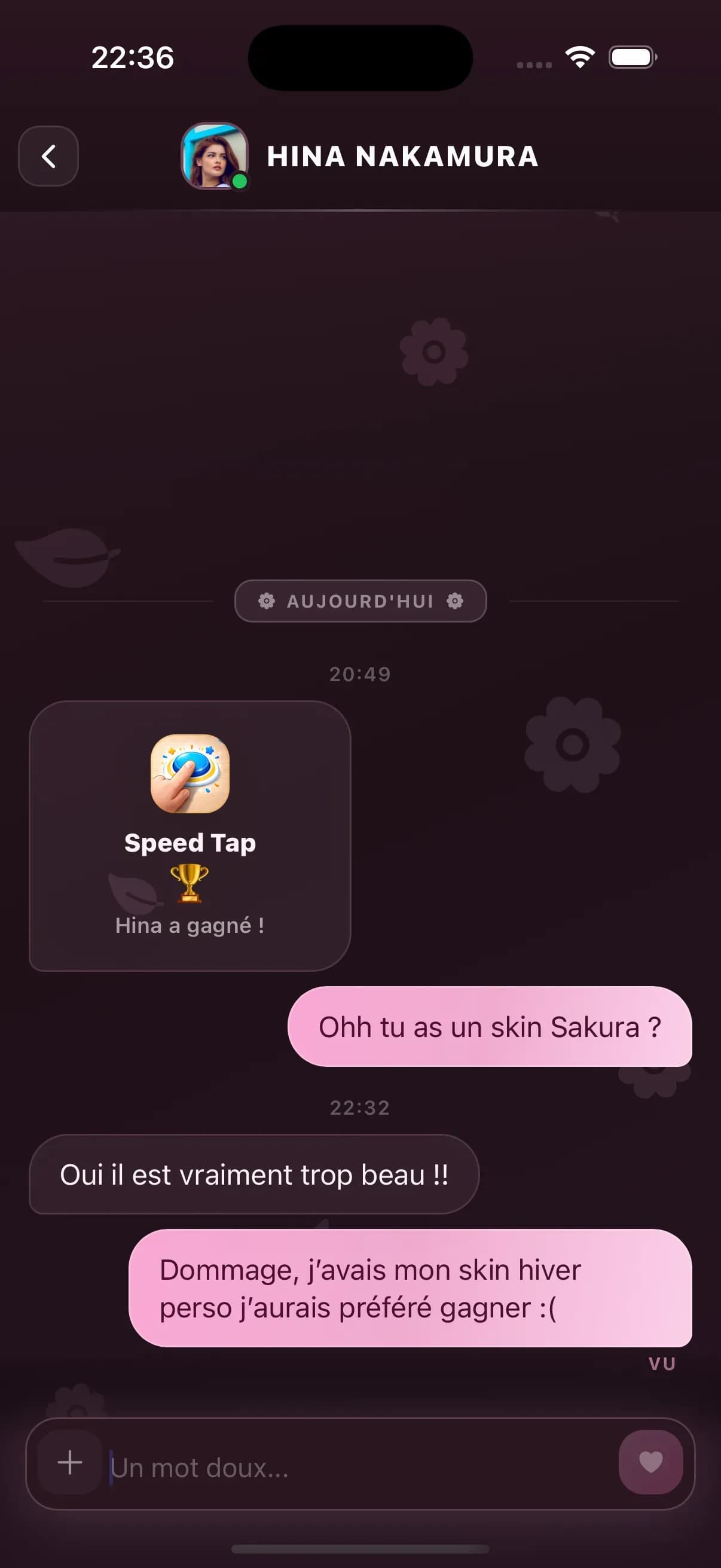 Chat avec thème Sakura
